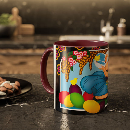 Blooms and Chicks Colorful Mugs (11oz, 15oz)