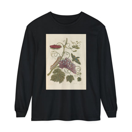 Botanical Pl.49 by Maria Sibylla Garment-dyed Long Sleeve T-Shirt