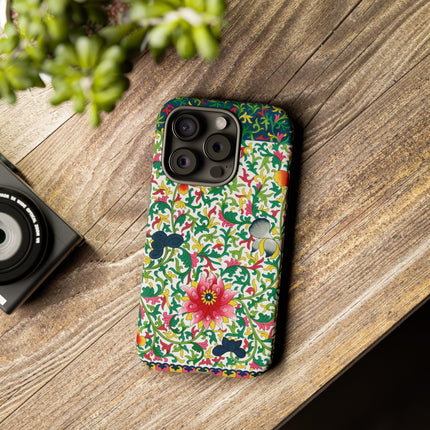 Colorful Floral Pattern by Owen Jones Phone Cases