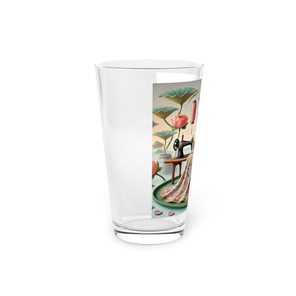 The Tailor’s Garden Pint Glass, 16oz
