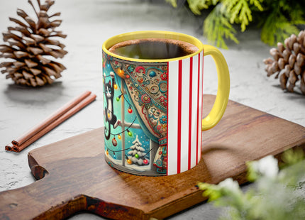 Mischief in Tinselland Colorful Mugs (11oz, 15oz)