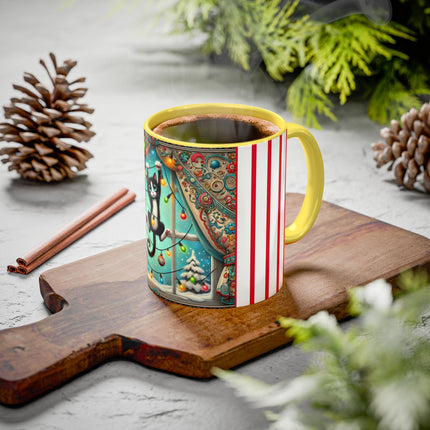 Mischief in Tinselland Colorful Mugs (11oz, 15oz)