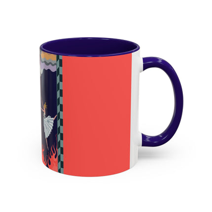 The Firebird's Awakening Colorful Mug (11oz, 15oz) – Ballet Fantasy, Mythic Fire & Art Deco Drama