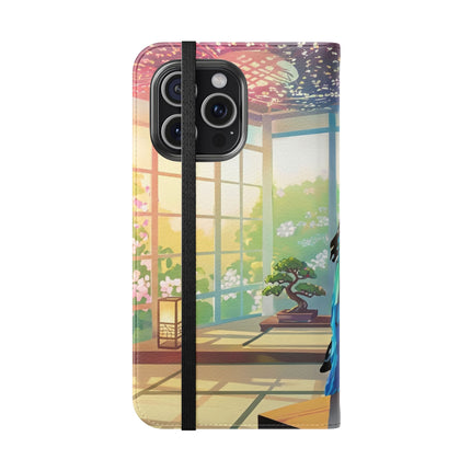 🎧🦜 Parrot DJ Flip Case – Neon Beats & Cyber Groove
