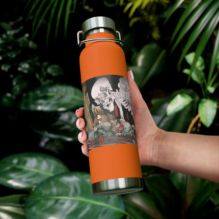Mitsukuni Defying the Skeleton Spectre by Utagawa Kuniyoshi Copper Vacuum Insulated Bottle, 22oz