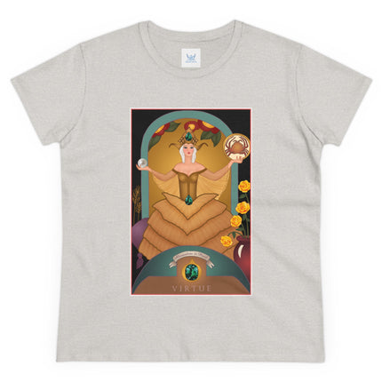 June & Pearl, Alexandrite (from the Gem Series) by Sofia Chiostri Women's Midweight Cotton Tee