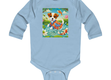 Koi Pond Puppy Infant Long Sleeve Bodysuit