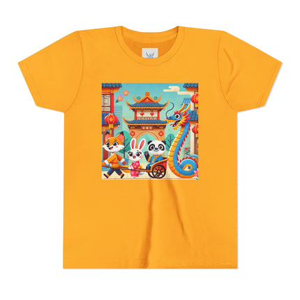 Lantern Street Dragon Parade Youth Short Sleeve Tee