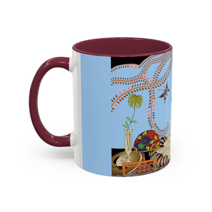 Minuit … ou l’appartement à la mode by George Barbier Colorful Mugs (11oz, 15oz)