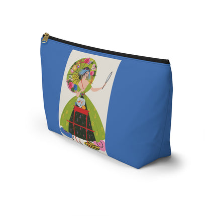 Lady with the Golden Fish Cosmetic Bag – Whimsical Fashion & Playful Fantasy