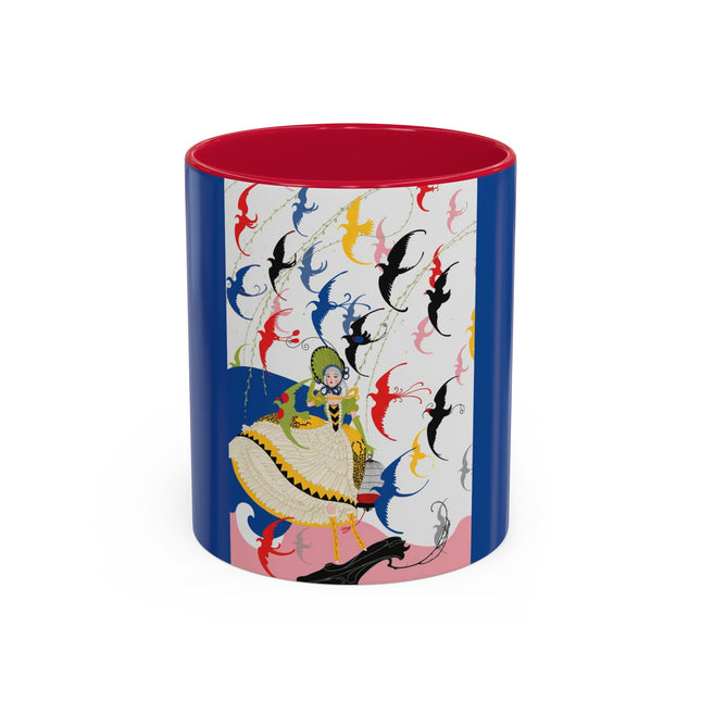 Flight of the Songbirds Colorful Mugs – Theatrical Whimsy & Colorful Harmony