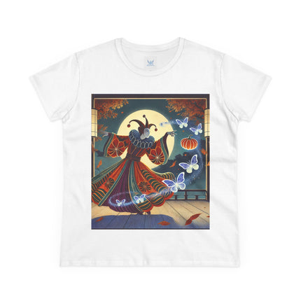 Court Magician with Ghost Butterflies Cotton Tee