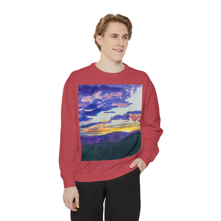 Naturstudie XII by Karl Wiener Garment-Dyed Sweatshirt