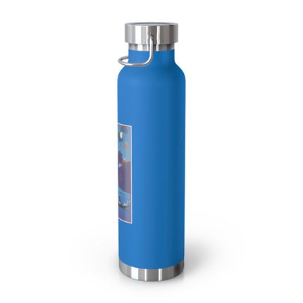 Fireworks in Venice by George Barbier Copper Vacuum Insulated Bottle, 22oz