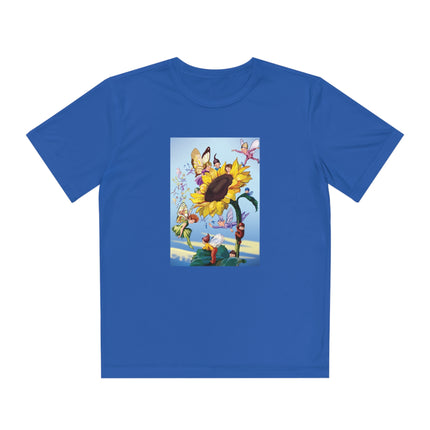 Sunflower Fairies by Margaret Tarrant Youth Competitor Tee – Golden Garden Magic & Storybook Wonder