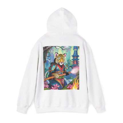 Cyberpunk Leopard – Heavy Blend™ Hooded Sweatshirt