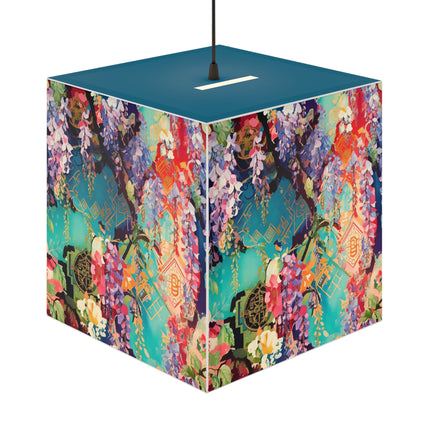 Golden Wisteria Symphony Light Cube Lamp