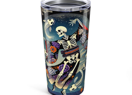 Skeleton Kabuki Performer Tumbler 20oz