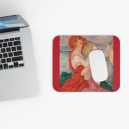 Sur la Route d'Anacapri by Gerda Wegener Mouse Pad, Rectangle