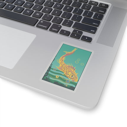 Golden Serenity Kiss-Cut Stickers (4 Sizes)