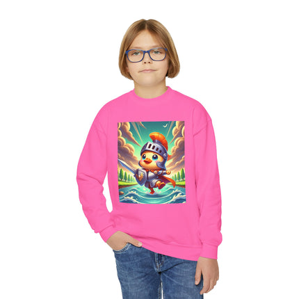 Valiant Duck Youth Crewneck Sweatshirt – Courage, Adventure & Heroic Fun