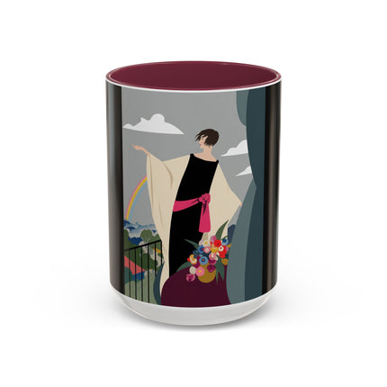 Rainbow Reverie Colorful Mugs – Elegant Renewal & Serene Beauty