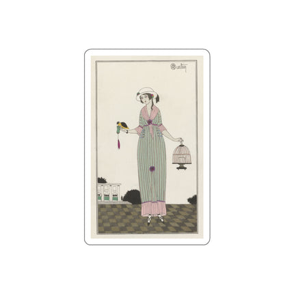 Robe de linon (Linen Dress) by Charles Martin Die-Cut Stickers (5 Sizes)