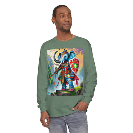 Cyberpunk Elephant Long Sleeve T-Shirt