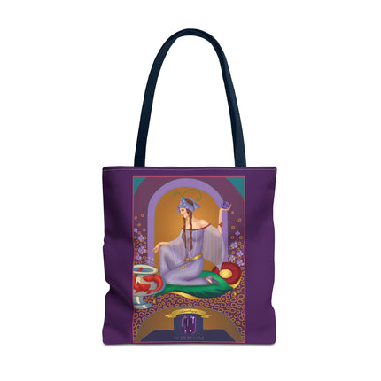 Astrology Gem Series: February & Amethyst Tote Bag