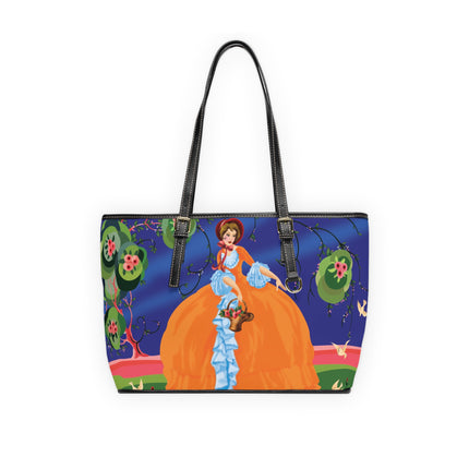 Spring Whispers PU Leather Shoulder Bag