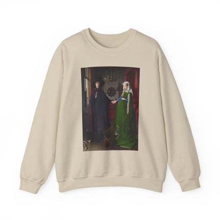 Arnolfini Portrait by Jan Van Eyck Heavy Blend™ Crewneck Sweatshirt