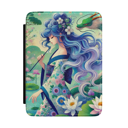 Fairy of the Koi Pond Kindle Case – Mystical Harmony & Pond Enchantment