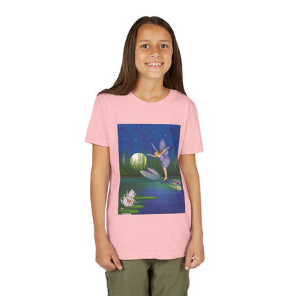 Fairy on a Dragonfly by Ida Rentoul Outhwaite Youth Short Sleeve Tee
