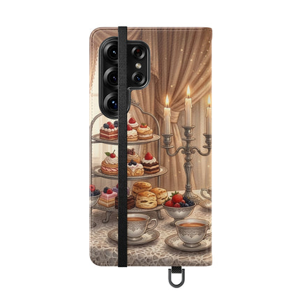 🍓🐱 The Patisserie Kitten Flip Case – Sweet Charm & Storybook Delight