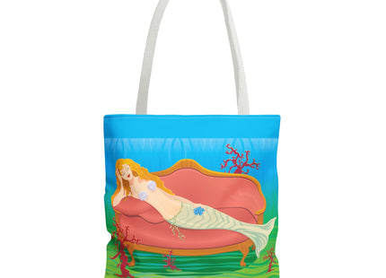 A Mermaid's Peaceful Refuge Tote Bag (AOP)