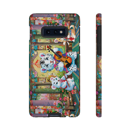 Melodies of the Snow Lion Cub Phone Cases