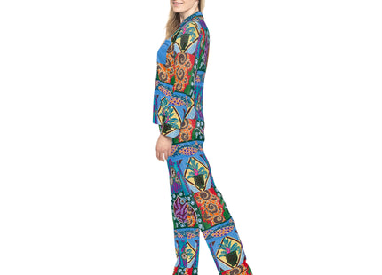 Floral Design by Emile-Alain Séguy Women's Satin Pajamas (AOP)