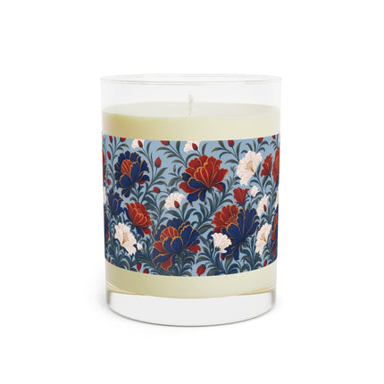 🎭🌺 The Golden Harlequin Garden Dancer Scented Candle – Art Deco Floral Fantasy