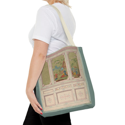 Chinoiserie scenes by Anonymous Tote Bag (AOP)