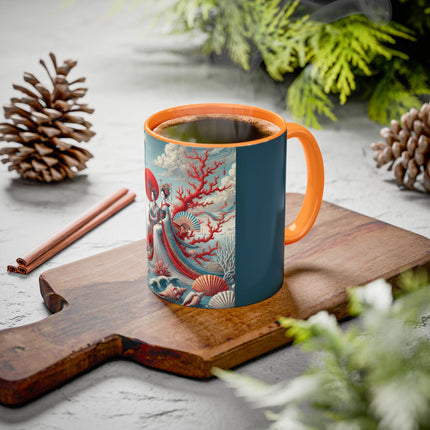 Ladies by the Quiet Sea Colorful Mugs (11oz, 15oz)