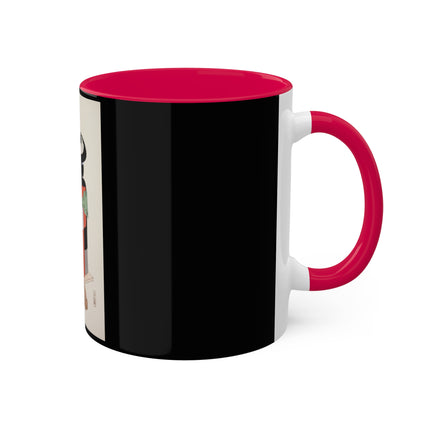 Illustrations of Japanese Toys Pl.020 by Kawasaki Kyosen Colorful Mugs, 11oz