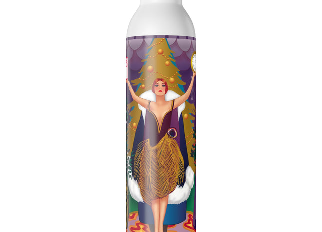 Countdown to Christmas Elegance Slim Water Bottle