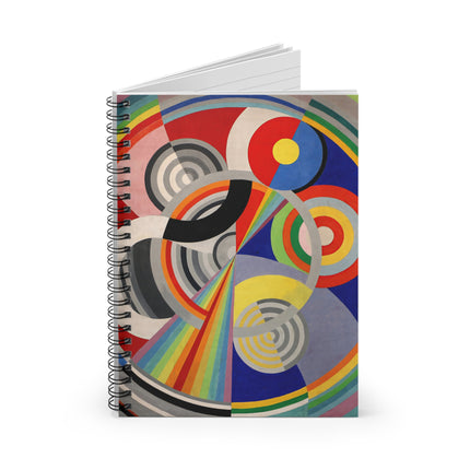 Rythme No. 1 by Robert Delaunay Spiral Notebook - Ruled Line