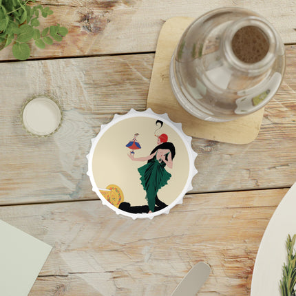 The Marionette Bottle Opener – Cabaret Glamour & Theatrical Charm