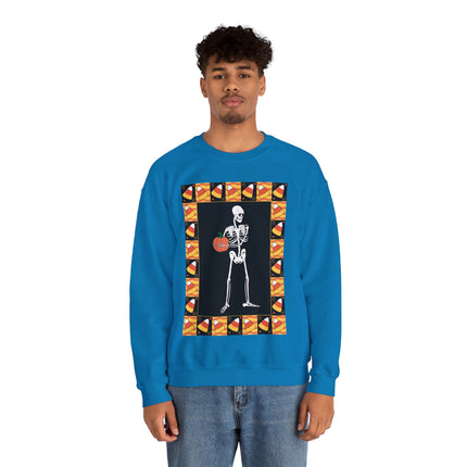Candy Corn Skeleton Unisex Heavy Blend™ Crewneck Sweatshirt