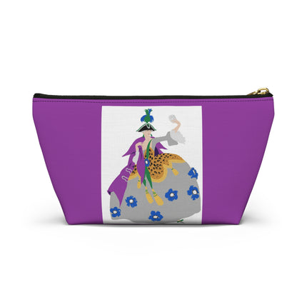 Masquerade Marquise Cosmetic Bag – Art Deco Glamour & Carnival Mystique