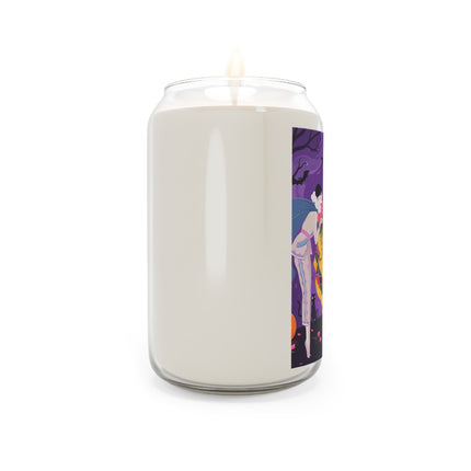 🎭🌹 The Harlequin Rose Masquerade Scented Soy Candle – Theatrical Halloween Romance