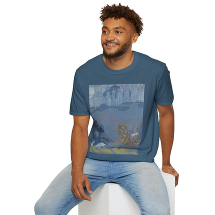 The Duel by Nicholas Roerich Softstyle T-Shirt