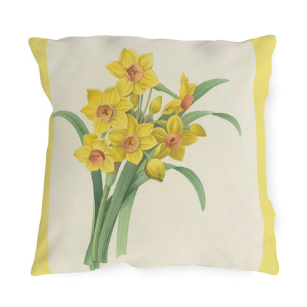 Choix des plus belles fleurs, Plate 052 by Pierre Joseph Redouté Outdoor Pillows
