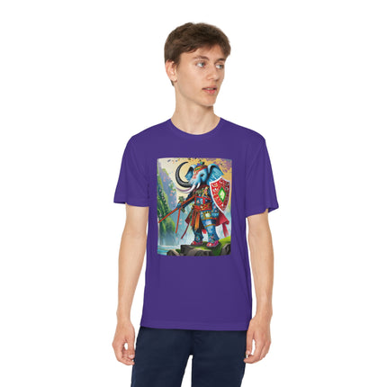 Cyberpunk Elephant Youth Competitor Tee